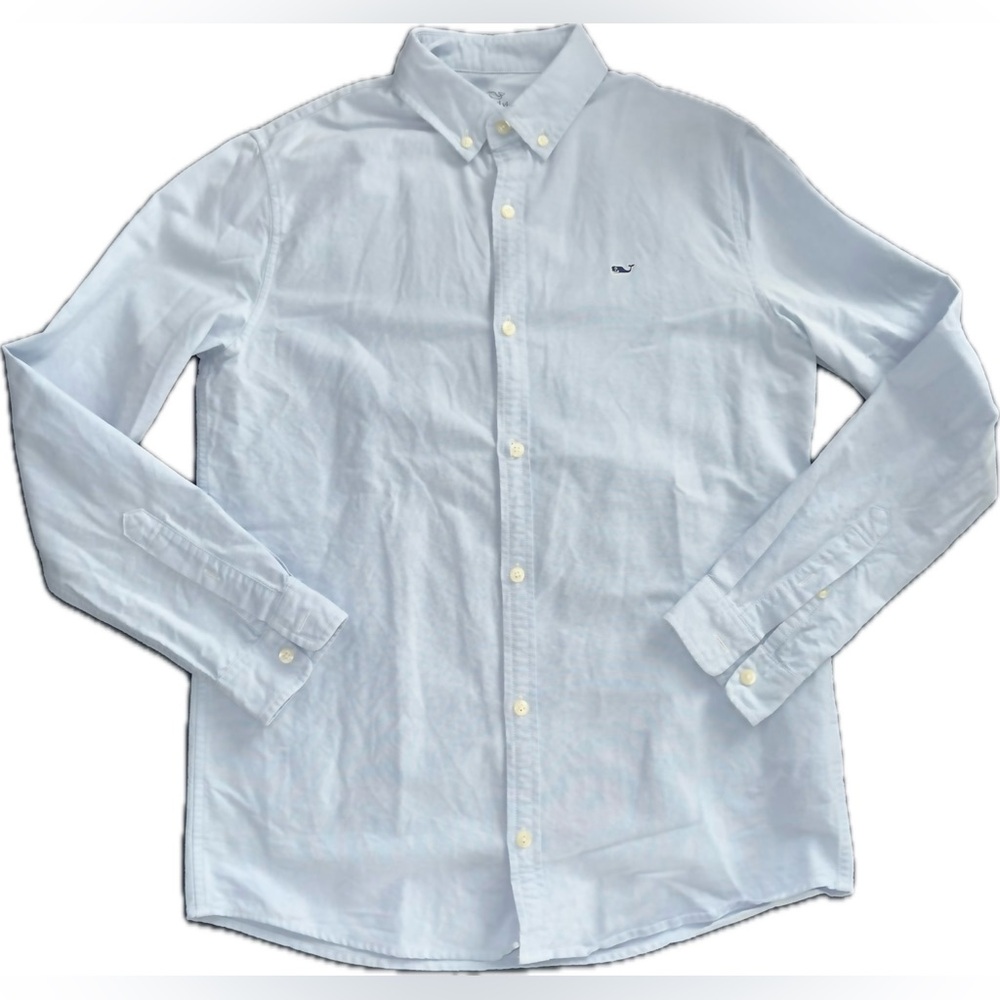 Vineyard Vines Boy’s Oxford Light Blue Button-Down Shirt